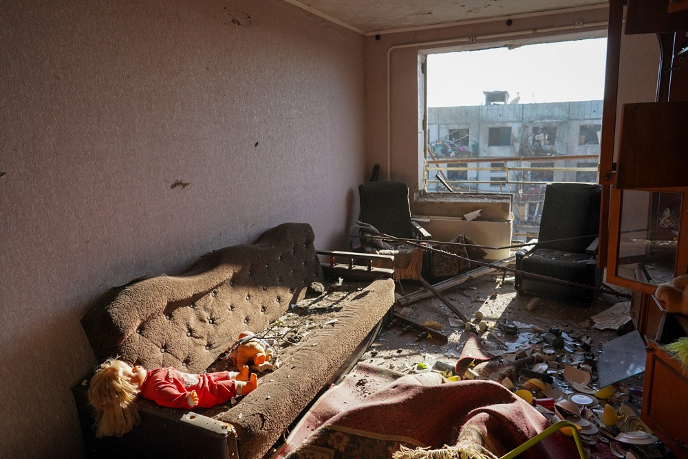 Angriff auf Tschuhujiw © Anadolu Agency via Getty Images 