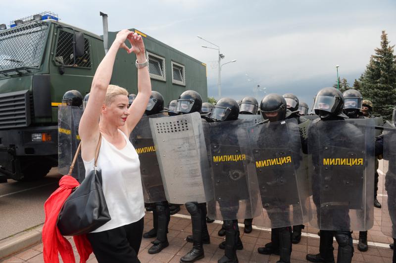 Maryia Kalesnikava, Belarussische Oppositionsführerin
