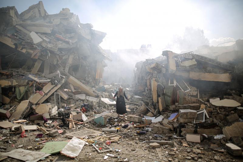 Destruction in Gaza City