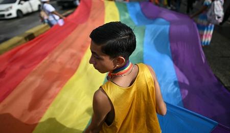 Supporters of the LGBTQIA+ community
