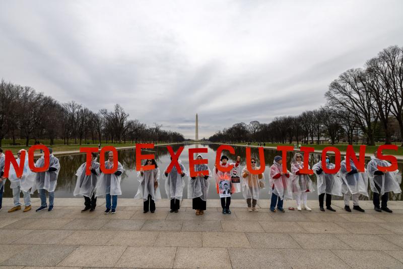 Washington DC, Jänner 2024: Protest gegen die Hinrichtungen im Iran 